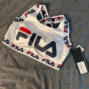 Fila high neck sports bra